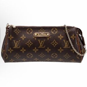 Louis Vuitton Brown Monogram Eva Pochette Vintage